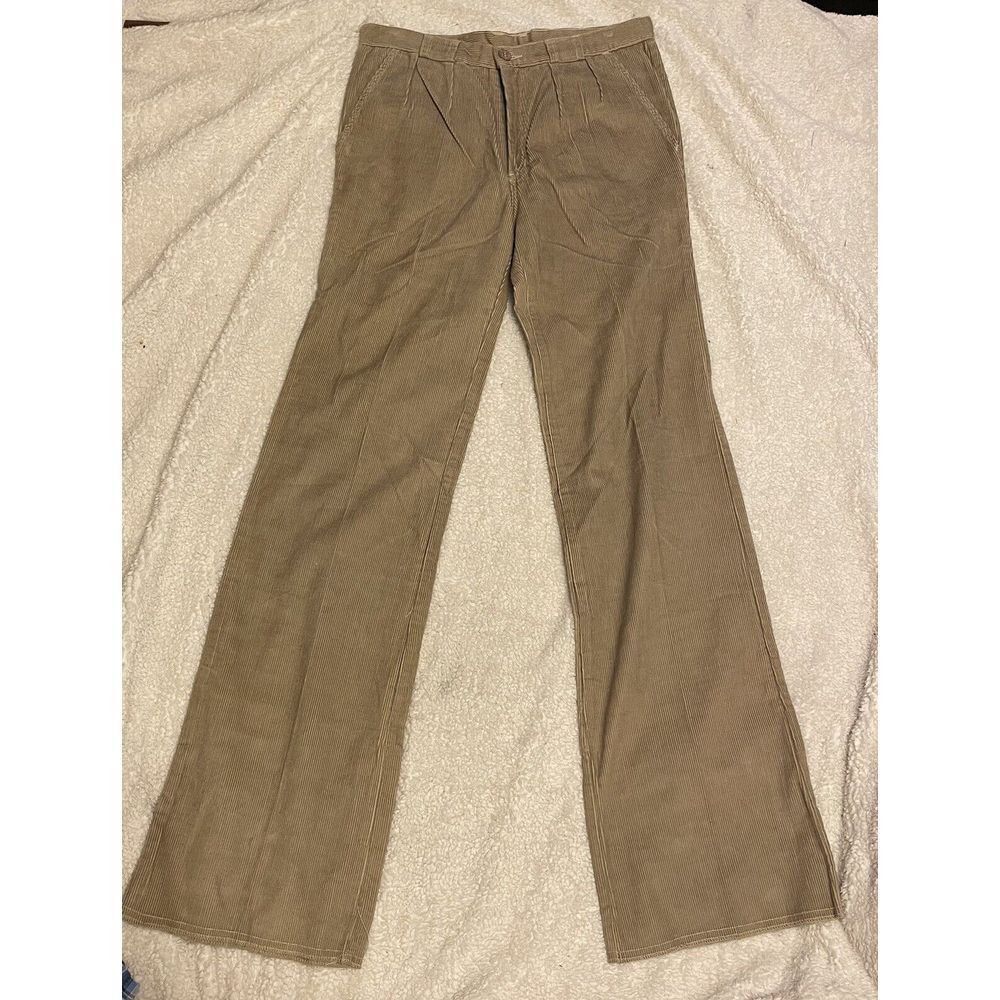 NWT  Vintage‎ Zeppelin Corduroy Jeans Men's 34 X 37 Tan